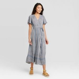 Knox Rose paisley wrap dress